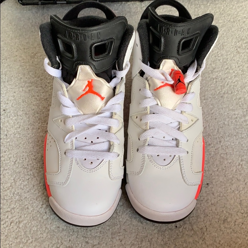 Jordan 6 Retro Infrared White